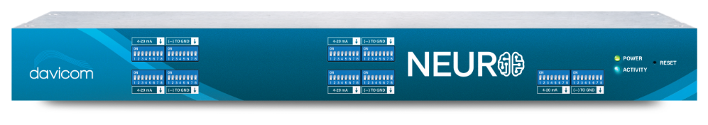 Davicom NEURO remote monitoring unit, front view